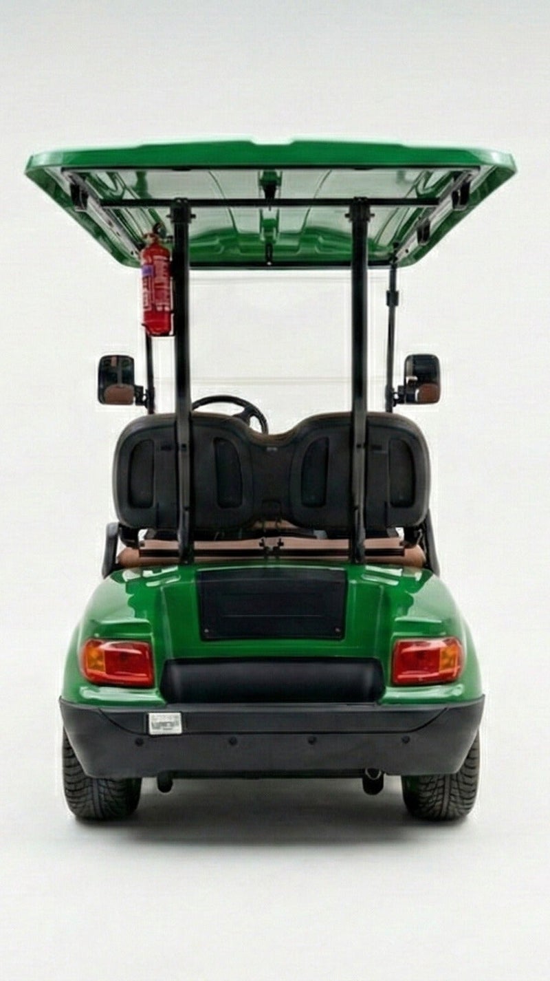 EPIC 2-Seater Non-Lifted Electric Golf Cart with Lithium Battery 105Ah & Standard Tires | LSEV (Green) - Image 3